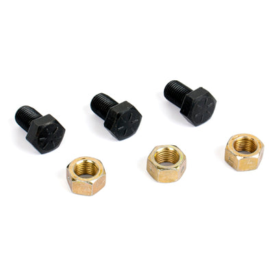 Cometic Torque Converter Bolts 3/8-24 x 5/8in-Grade 8 Black Oxide Finish w/ Nuts