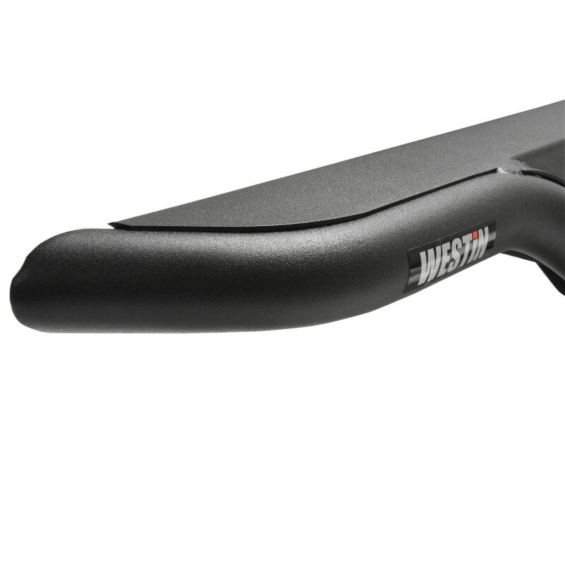 Westin 19-22 Chevrolet Silverado / GMC Sierra Crew Cab Outlaw Nerf Step Bars - Textured Black