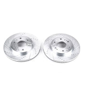 Power Stop 05-18 Chevrolet Silverado 1500 Front Evolution Drilled & Slotted Rotors - Pair