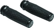 Kuryakyn Hex Grips Thottle-By-Wire Black