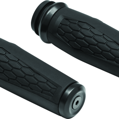 Kuryakyn Hex Grips Thottle-By-Wire Black