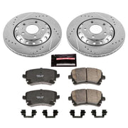 Power Stop 03-10 Audi A8 Quattro Rear Z23 Evolution Sport Brake Kit