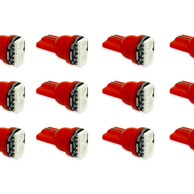 Diode Dynamics 194 LED Bulb SMD2 LED - Red Set of 12