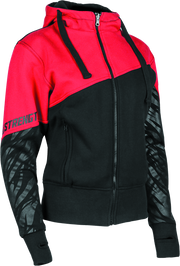 Speed and Strength Cat Outa Hell Hoody Red/Black Womens - XL