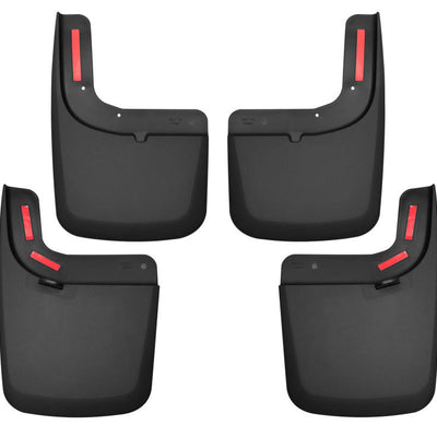 Husky Liners 17 Ford F-250 Super Duty / F-350 Super Duty Front and Rear Mud Guards (w/ Flares) Black
