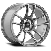 Konig Heliogram 18X8.5 5X114.3 ET42 Titanium Metallic Knurled Bead Flow Formed