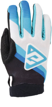 Answer Peak Flo Gloves Black/Blue/White Youth - Medium