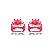 Power Stop 05-18 Nissan Frontier Front Red Calipers w/Brackets - Pair