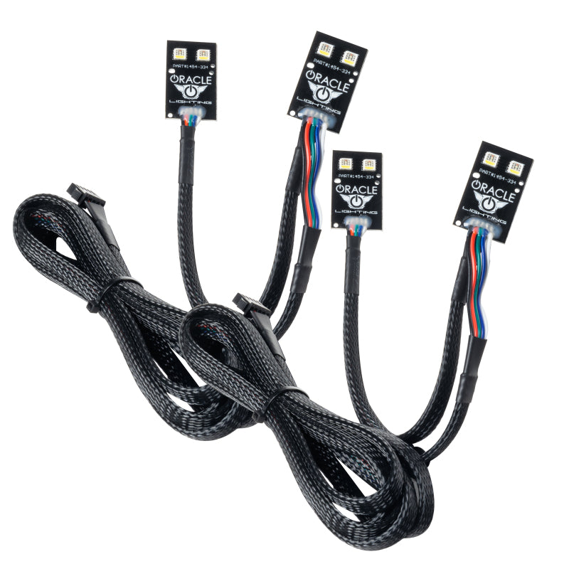 Oracle 2021 Ford Bronco Sport RGB+W Headlight DRL + Halo - ColorSHIFT w/o Controller