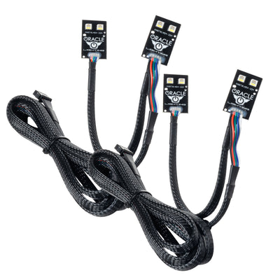 Oracle 2021 Ford Bronco Sport RGB+W Headlight DRL + Halo - ColorSHIFT w/o Controller