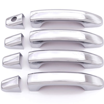AVS 14-18 Chevy Silverado 1500 Door Handle Covers (4 Door) 8pc Set - Chrome