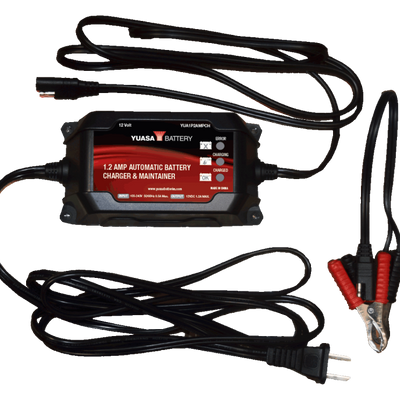 Yuasa 1.2 Amp Charger & Maintainer (12V)