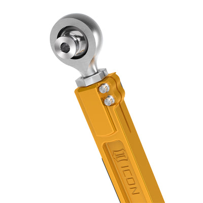 ICON 22-23 Toyota Tundra / 2024 Toyota Tacoma Billet Rear Lower Link Kit - Gold Anodized