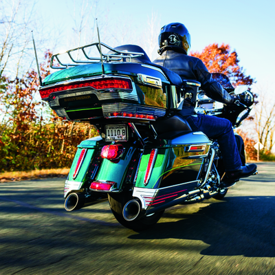 Kuryakyn Tri-Line Accent For Rear Tour-Pak Light Chrome