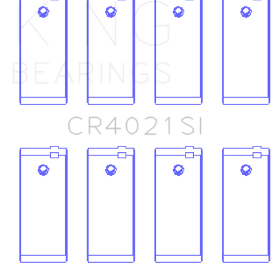 King Engine Bearings Escort 1.9 1987/89 (Size +0.25mm) Connecting Rod Bearing Set