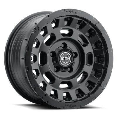 ICON Hammer Pro 17x8.5 / 5x150 / 25MM / 5.75in BS - Satin Black