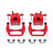 Power Stop 03-05 Infiniti G35 Rear Red Calipers w/Brackets - Pair