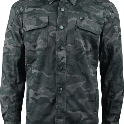 Speed and Strength Call to Arms Moto Shirt Camouflage - Large