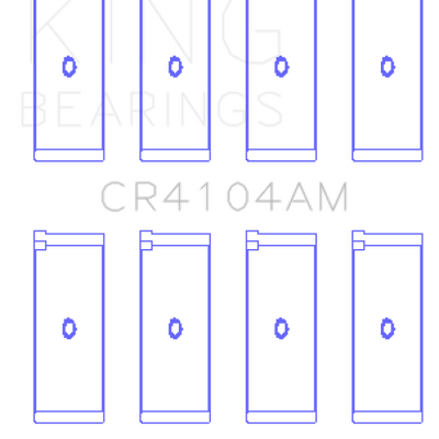 King Engine Bearings Audi Abb/Abm/Adp/Pp/Rn (Size +0.75mm) Connecting Rod Bearing Set