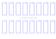 King Engine Bearings Chrysler 345/370 16V (Size +1.0mm) Connecting Rod Bearing Set