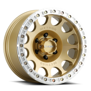 Method MR105 V3 Beadlock 17x9 -38mm Offset 5x5 71.5mm CB Gold Wheel w/ BH-H24125