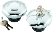 Bikers Choice L96-20 Chrome Lockable Gas Cap Vented