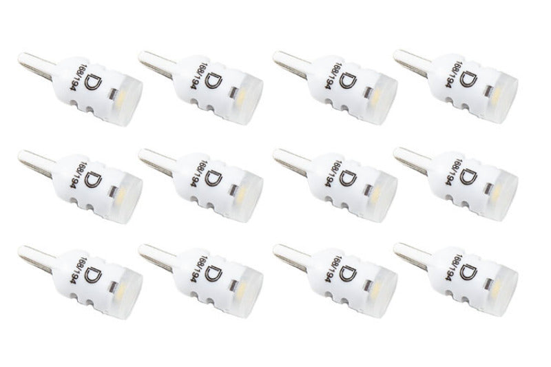 Diode Dynamics 194 LED Bulb HP3 LED Pure - White Set of 12
