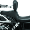Kuryakyn Fixed Mounts Multi-Purpose Driver & Passenger Backrest 06-17 Dyna Models Chrome