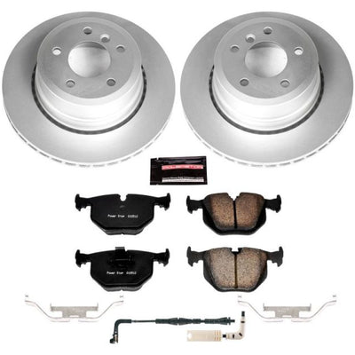 Power Stop 06-07 BMW 525xi Rear Z23 Evolution Sport Coated Brake Kit