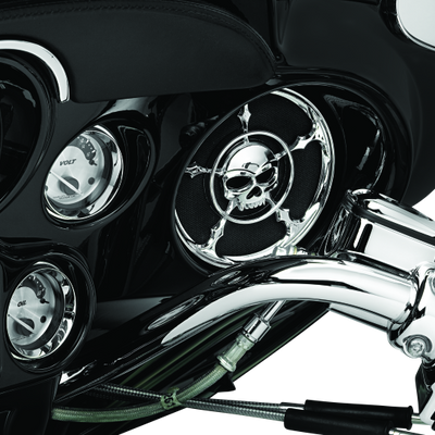 Kuryakyn Zombie Speaker Grills Chrome