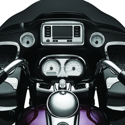 Kuryakyn Tri-Line Speaker Accents For Road Glide Chrome