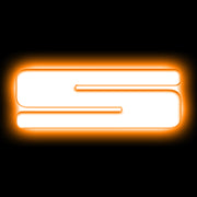 ORACLE Lighting Universal Illuminated LED Letter Badges - Matte Wht Surface Finish - S