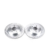Power Stop 94-01 Ford Mustang Rear Evolution Drilled & Slotted Rotors - Pair