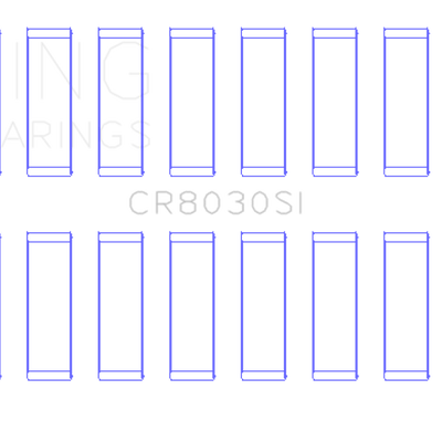 King Engine Bearings Chrysler Jeep V8 287 4.7L (Size +0.25mm) Connecting Rod Bearing Set