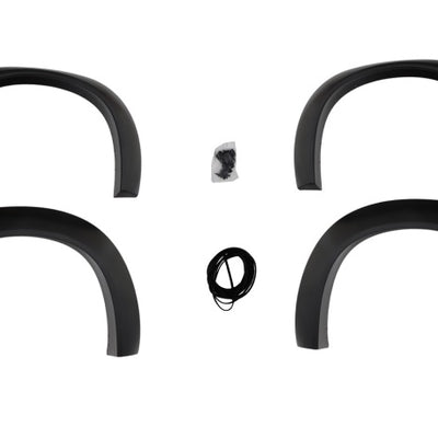 AVS 2008+ Dodge Challenger Smooth Front and Rear Fender Flares - Black (4 Pc)