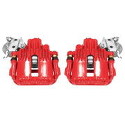 Power Stop 93-97 Chevrolet Camaro Rear Red Calipers w/Brackets - Pair