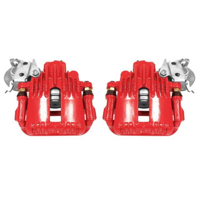 Power Stop 93-97 Chevrolet Camaro Rear Red Calipers w/Brackets - Pair