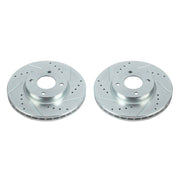Power Stop 18-19 Nissan Kicks Front Evolution Drilled & Slotted Rotors - Pair