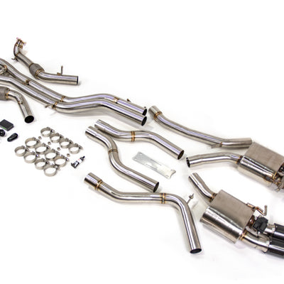 VR Performance Audi S4/S5/B9 Stainless Valvetronic Exhaust System with Carbon Tips