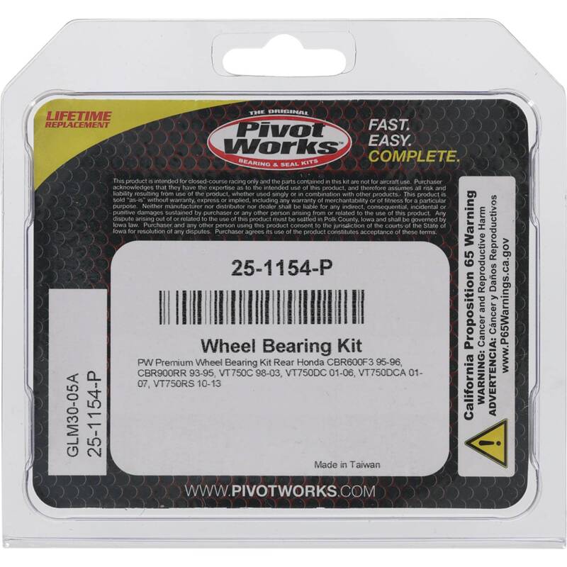 Pivot Works Premium Wheel Bearing