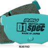 Project Mu 03-08 Nissan 350Z D1 SPEC Rear Brake Pads