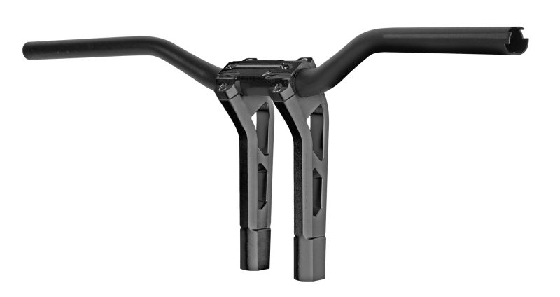 Performance Machine Phatbar H-Bar Assy, 9in Riser, 1-1/4in Bar, Int Wire, Gauge Mnt  - Black Ops