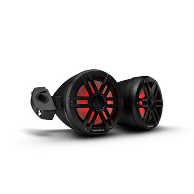 Rockford Fosgate 6.5in Color Optix Moto Can Speakers - Black