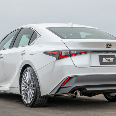 Borla 16-17 Lexus IS200T / 18-24 Lexus IS300 2.25in S Type Cat Back 4.25in Tip - Stainless Steel Tip