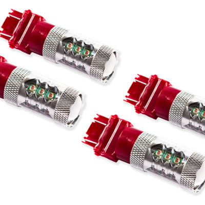 Diode Dynamics 07-13 GMC Sierra 1500 Rear Turn/Tail Light LED 3157 Bulb XP80 LED - Red Set of 4