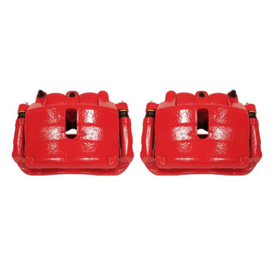 Power Stop 2009 Ford F-150 Front Red Calipers w/Brackets - Pair