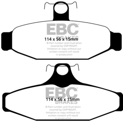 EBC 83-87 Chevrolet Corvette (C4) 5.7 Ultimax2 Rear Brake Pads