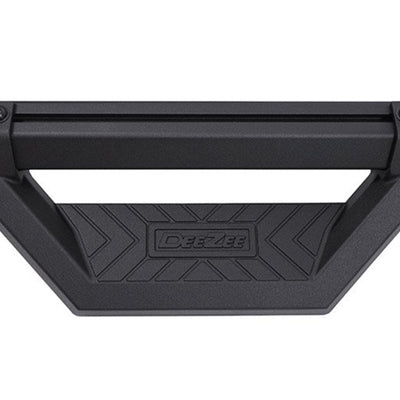 Deezee 99-23 Chevrolet/GMC/Dodge/Ford Full Size Truck Hex Cast -Super Cab Side Steps (Txt Blk)