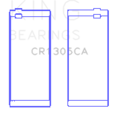 King Engine Bearings Cummins 4Bta/4Btaa/6Bt/6Bta (Size +0.25mm) Connecting Rod Bearing Set