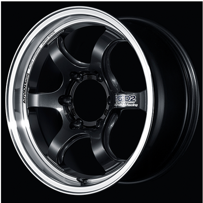 Advan GT 20X11.5 +53 5x130 Racing Titanium Black Wheel